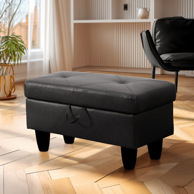 Storage Ottoman Bench Storage Chest for Sofa Couch Bedroom End of Bed Living Room by Coastrail Outdoor