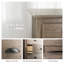 Commode à 6 tiroirs de 52,75 po de hauteur, commode, rangement pour chambre à coucher, salon, bureau Wahhaj, l 19 po x l 23,25 po x H 52,75 po, gris-40547641