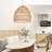 Turbeville 1 - Light Rattan Dome Pendant-695558338