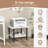 15'' H x 19'' W Printer Stand with Wheels