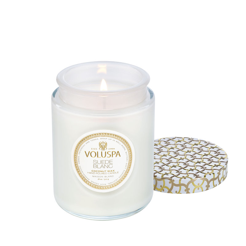 Suede Blanc 18oz Large Jar