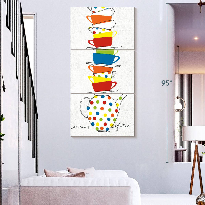Stack Of Cups, 80" H x 39" W