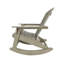 Chaise berçante d'extérieur en poly-87654874