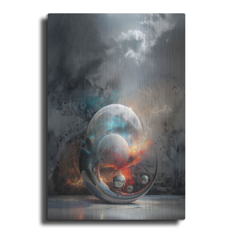 Art mural en métal Winston Porter «Faith» par r3darch0n, H 24 po x l 16 po
