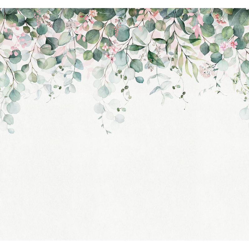 Superfresco Easy Botanical Cascade Print To Order Fixed Size 2.8m x 3m Mural, Yellow