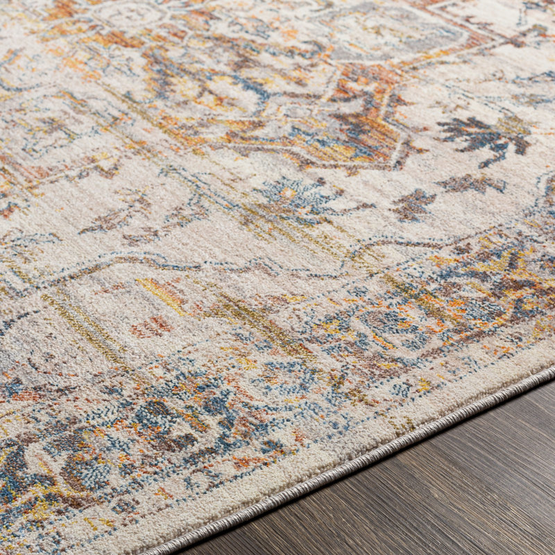 Tapis oriental tissé à la machine Aderholt, Tapis de couloir 2 pi 7 po x 9 pi