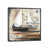 Toile encadrée de bois rustique foncé