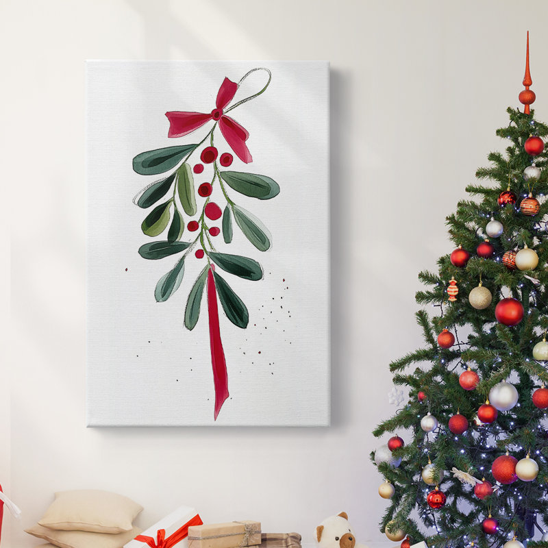 Art des Fêtes de Noël - Toile tendue avec châssis, H 12 po x l 8 po