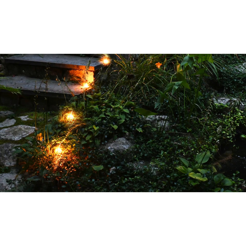 Red and Green LED Pathway Lights Multipack with Plastic Stakes
