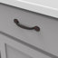 Poignée en fer rustique de la collection Refined Rustic - Poignée centre à centre de 3-3 / 4 po - Quincaillerie Craftsman pour tiroirs et armoires-35892614-111122830