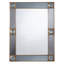 Baldwin Flat Metal Wall Mirror