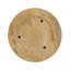 Assiette de présentation en bois texturé à fentes (ensemble de 4)-109183633
