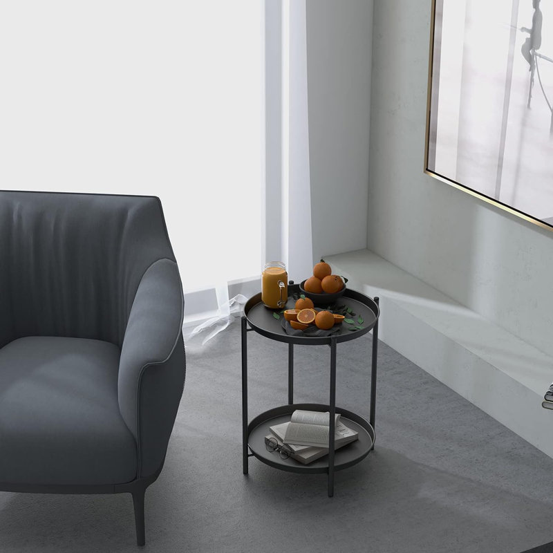  Side Table, Black