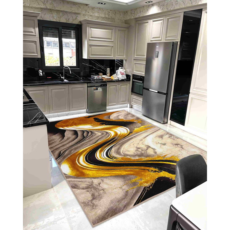 Carleen Rug Design 1112 - Beige, Rectangle 5'3" x 7'6.5"
