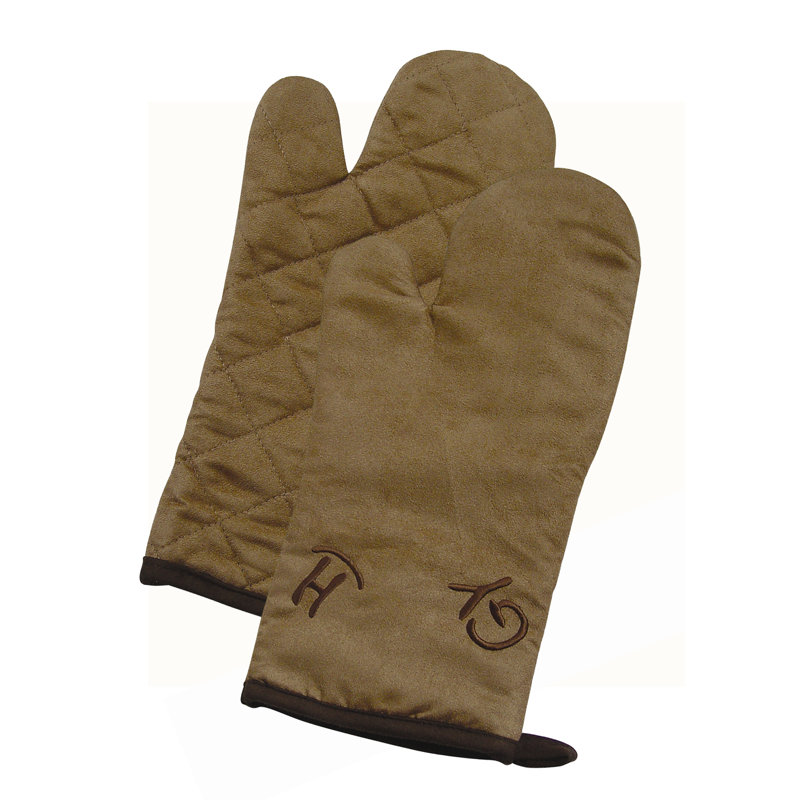 1 moufle de marque PC, brun foncé