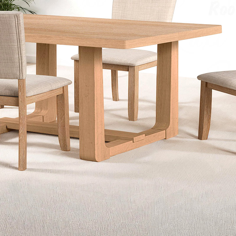 Table de salle à manger Transitional, Brun