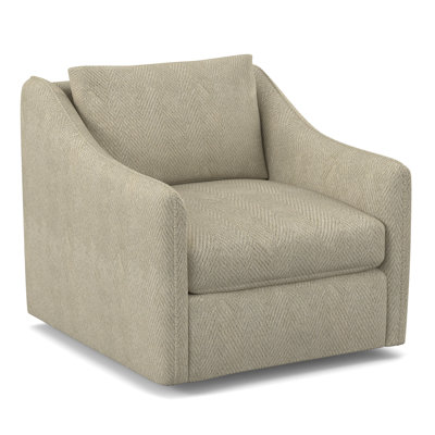 Upholstered Swivel Armchair