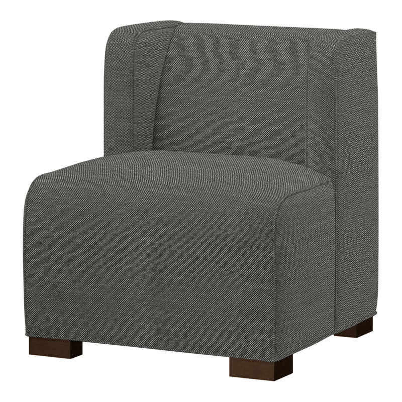 Fauteuil de chambre Joan, Perigold Ishi Platinum, Expresso