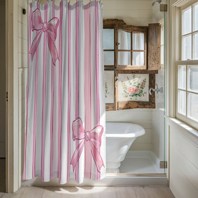 Blush Bloom - Premium Shower Curtain 79