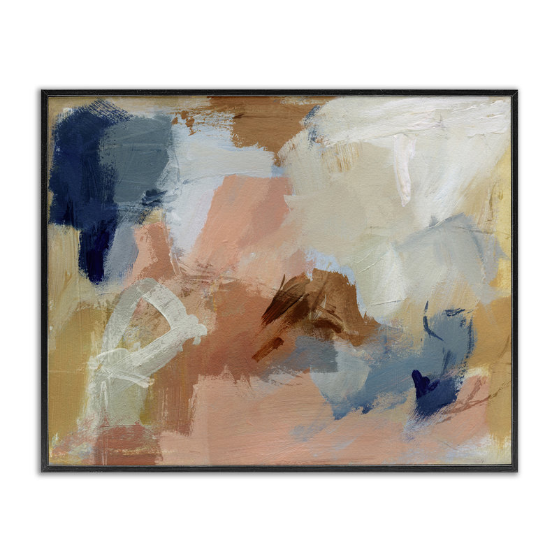 «Rustic Neutrals», art de la giclée encadrée par Victoria Barnes, Giclée encadrée noir minuit, H 16 po x l 20 po