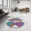 Tapis motif rose/vert/orange-503614645