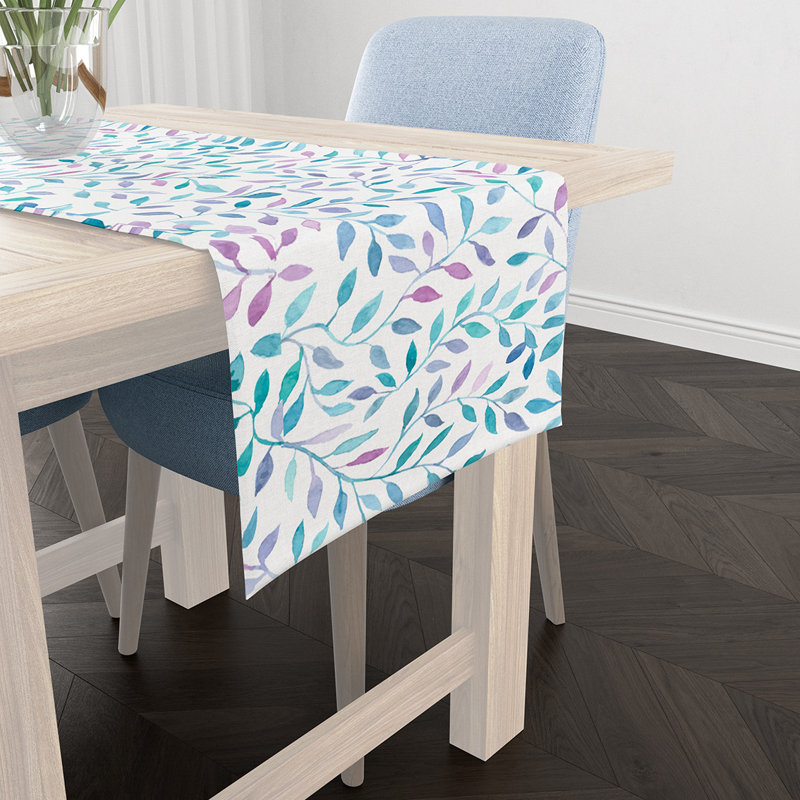 Chemin de table Partingt, Bleu menthe