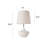 Jade Ceramic Fluted Base Table Lamp