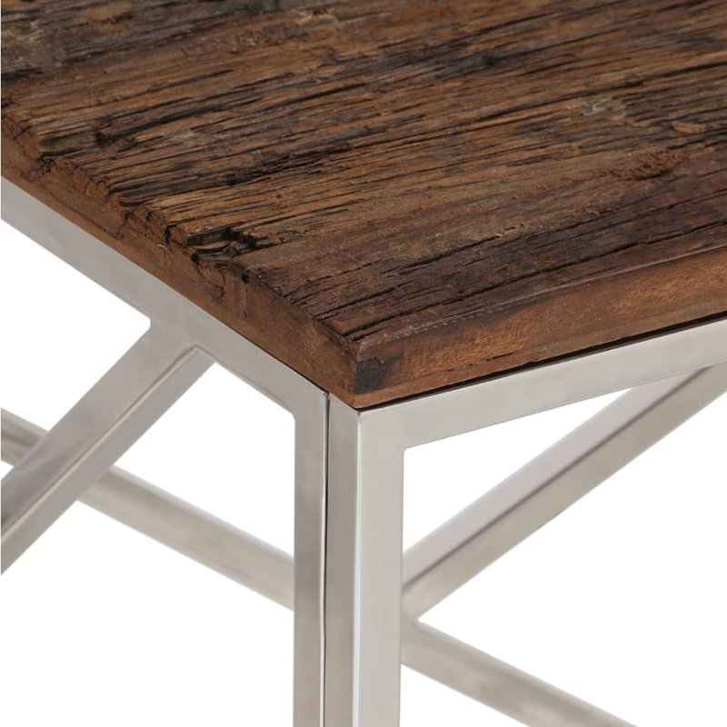 Goggin Four Leg Coffee Table, Silver