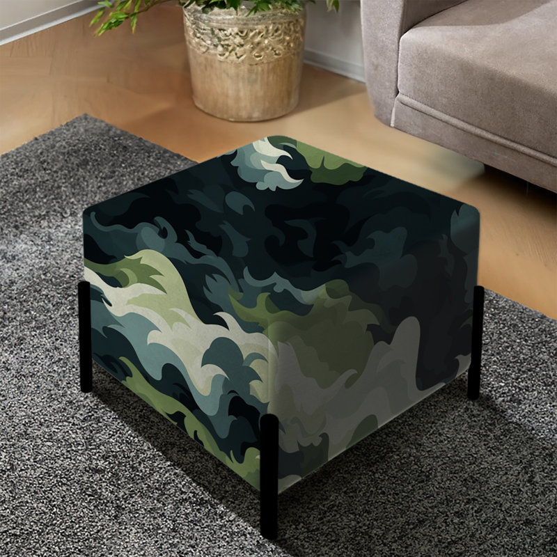Urban Urban Camouflage Wilderness - Repose-pieds carré camouflage