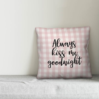 Plaid Throw Pillow
