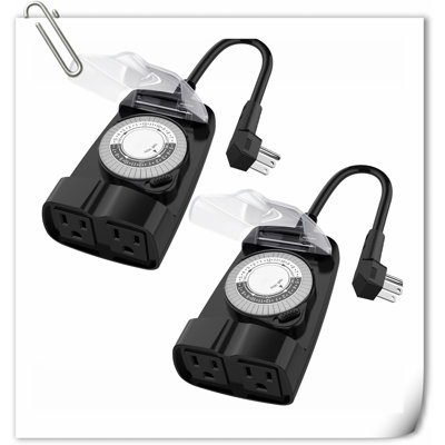 Outdoor Power Stake Timer Waterproof