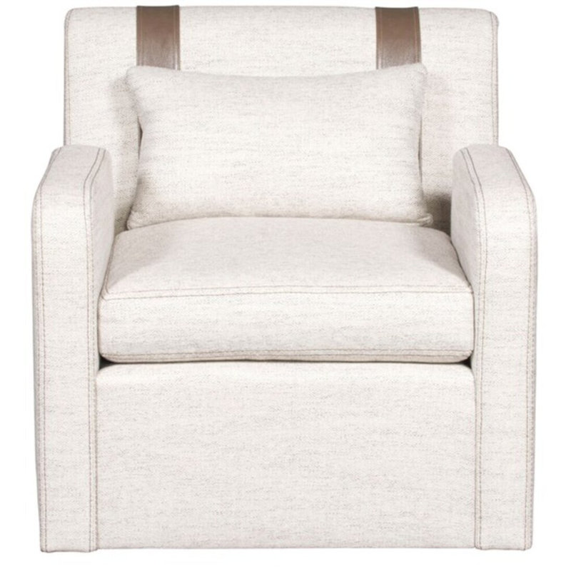 Colvin Swivel Armchair, Navada Mushroom