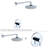 Shower Faucet with Rough-in Valve-42256789