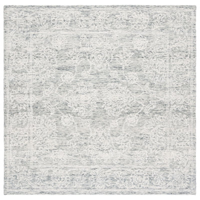 Amatury Hand Tufted Wool/Cotton Oriental Rug in Gray/Beige