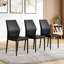 Ensemble de chaises de salle à manger ergonomiques avec PU stable et support stable-129028317-129028319