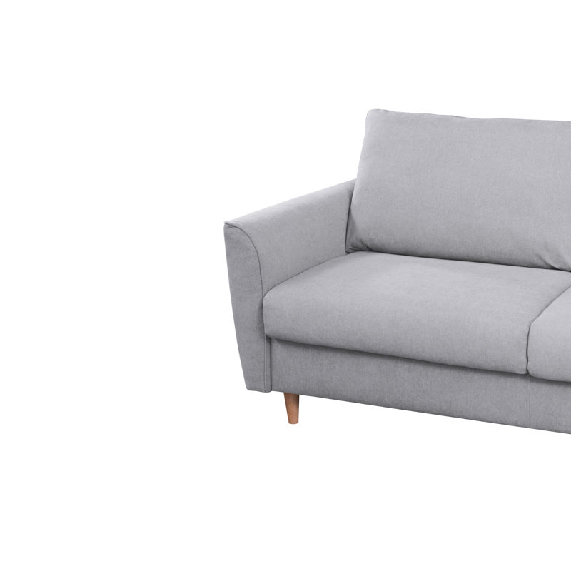 Marotz Sofa Bed with Mattress, Light Grey