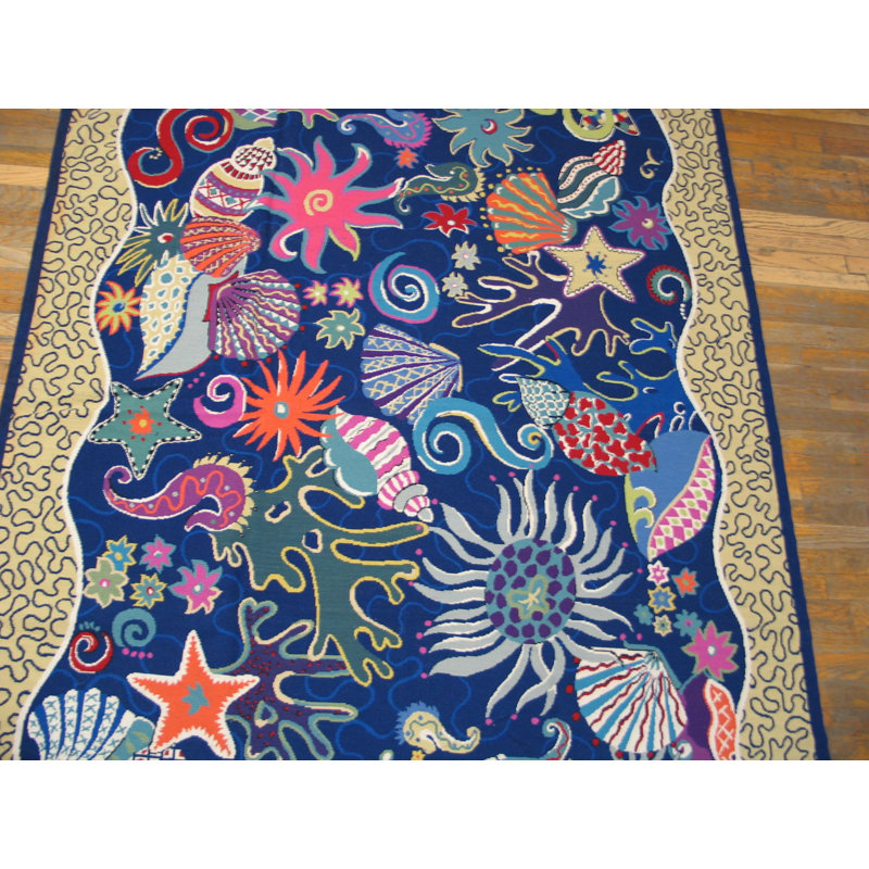 Tapis rétro rétro Mid-Century