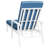 Outdoor 2-Piece Aluminum Lounge Chairs with 6-Level Adjustment