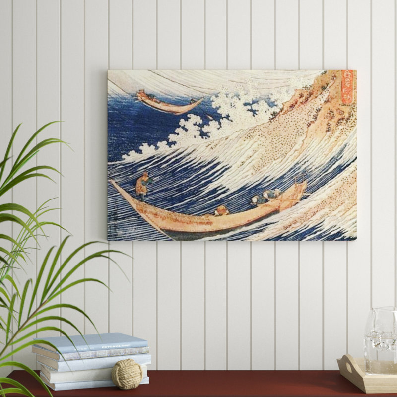 Hokusai - Wrapped Canvas Painting, 60cm H x 90cm W x 1.8cm D