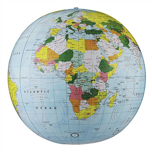Plastic / Acrylic Tabletop Globe