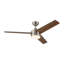 Nash 52-in Brushed Nickel reversible blade Ceiling Fan with LED Light Kit-1737115475-1737115473