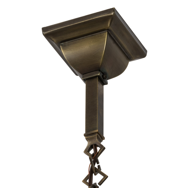 Valley View Mission 4 - Light Antique Brass Unique/Statement Pendant
