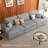 Bianca Middle Seat Of The Plush Corduroy Modular Sofa-1190086487