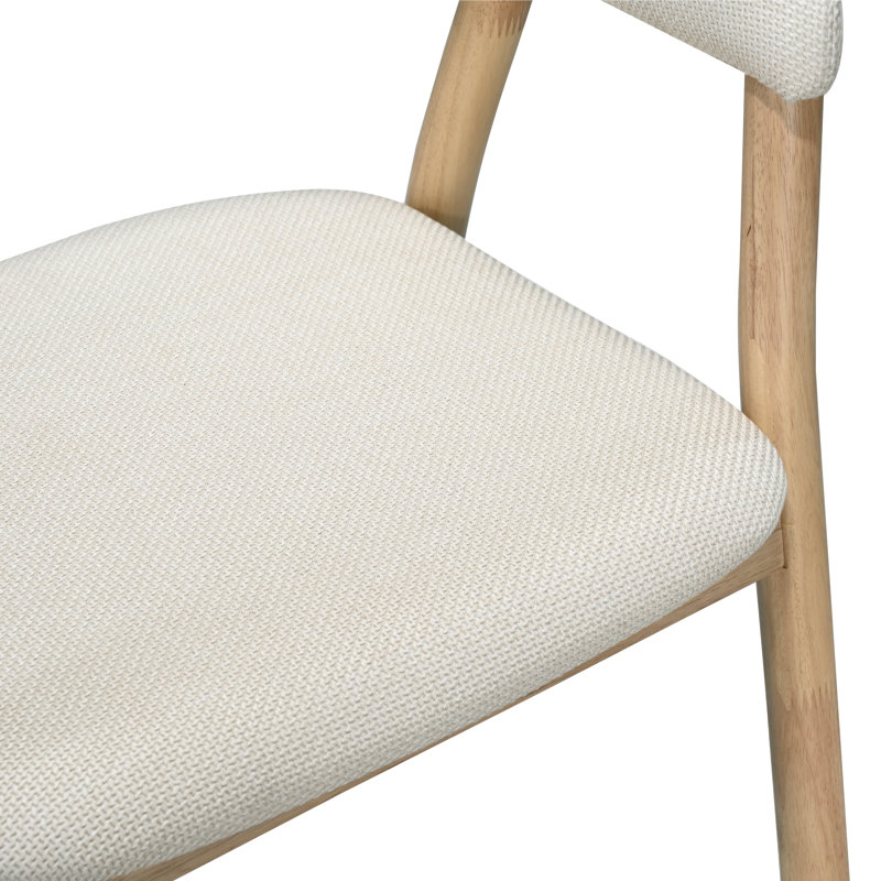 18.9 H Upholstered Dining Chair, Tan