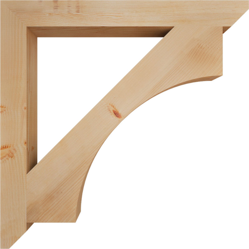 Support à lattes l 3 3 po x P 38 po x H 38 po Westlake, Sapin de Douglas, 38" H x 3.5" W x 38" D