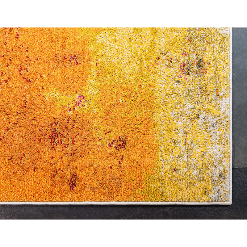 Abstract Indoor Rug, Runner 2'2" x 6'7"