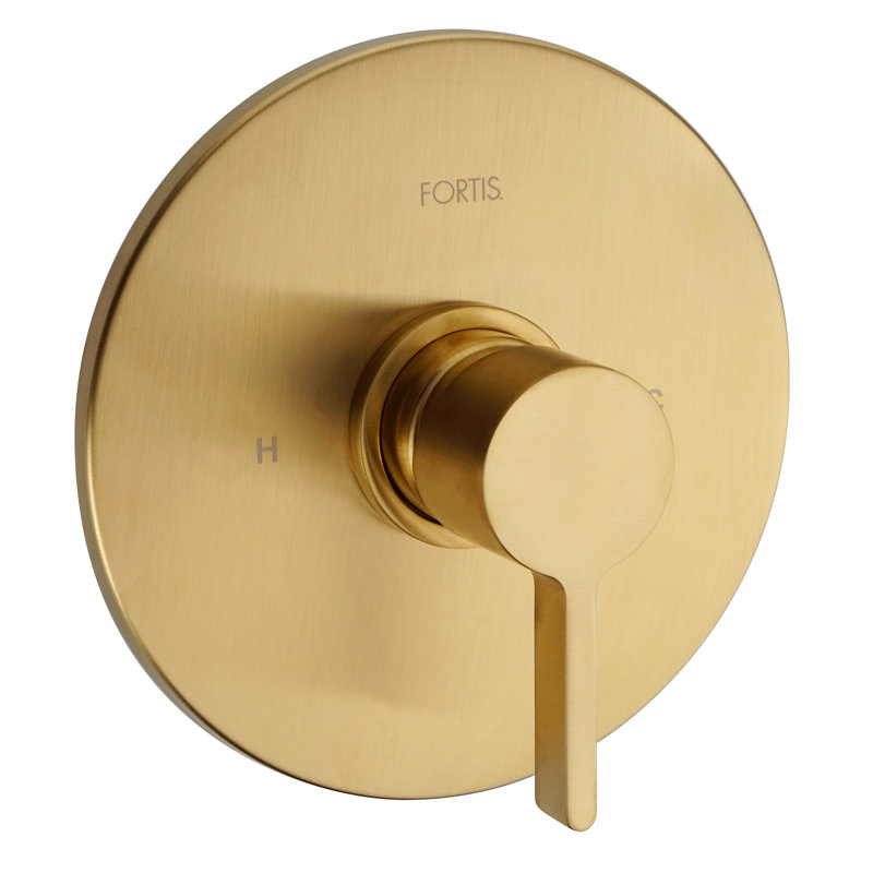 Brera Pressure Balanced Valve Trim Only with Single Lever Handle, Brushed Gold