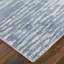 Tapis bleu à motif abstrait moderne Lenda-182748439