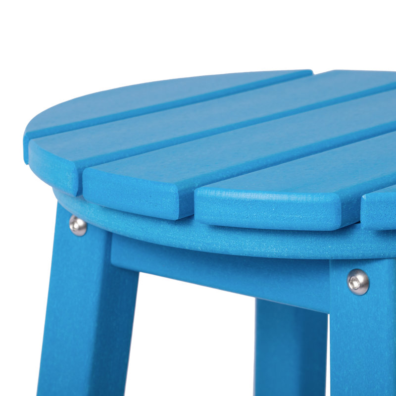 Tabouret d'extérieur Laguna, Bleu, 29"