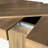 Expandable dining table with storage cabinet
